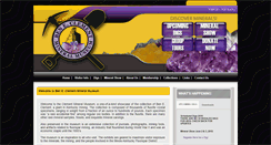 Desktop Screenshot of clementmineralmuseum.org